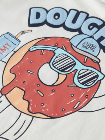 NAME IT T-shirt Foxe Cloud Dancer